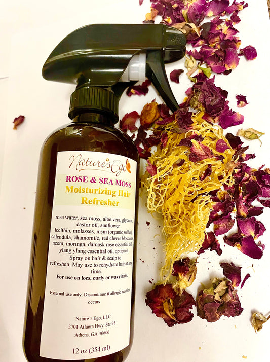 Rose & Sea Moss Moisturizing Hair Refresher