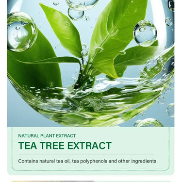 Fast-acting tea tree serum for acne treatment