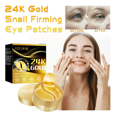 24K Gold Snail Eye Patches