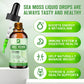 Organic Seamoss Drops with Burdock Root and Spirulina