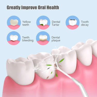 Oral irrigator for plaque removal and gum health