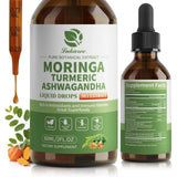 12-in-1 Organic Moringa Drops with Ashwagandha Turmeric Quercetin