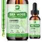 Organic Seamoss Drops with Burdock Root and Spirulina