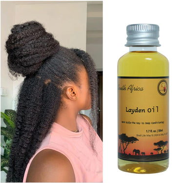 African Traditional Handmade  Layden Oil Hot Hair Oil Scalp & Hair Roots Strengthening