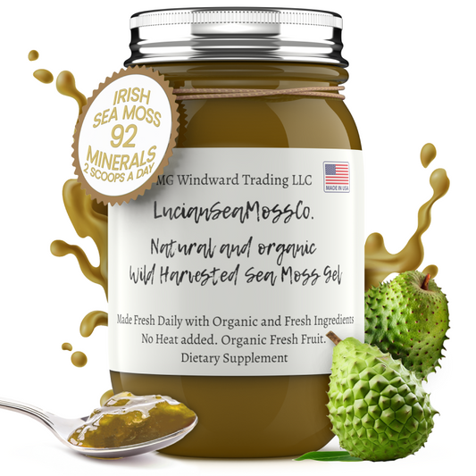 Soursop Infused Organic Sea Moss Gel - Seamoss Global
