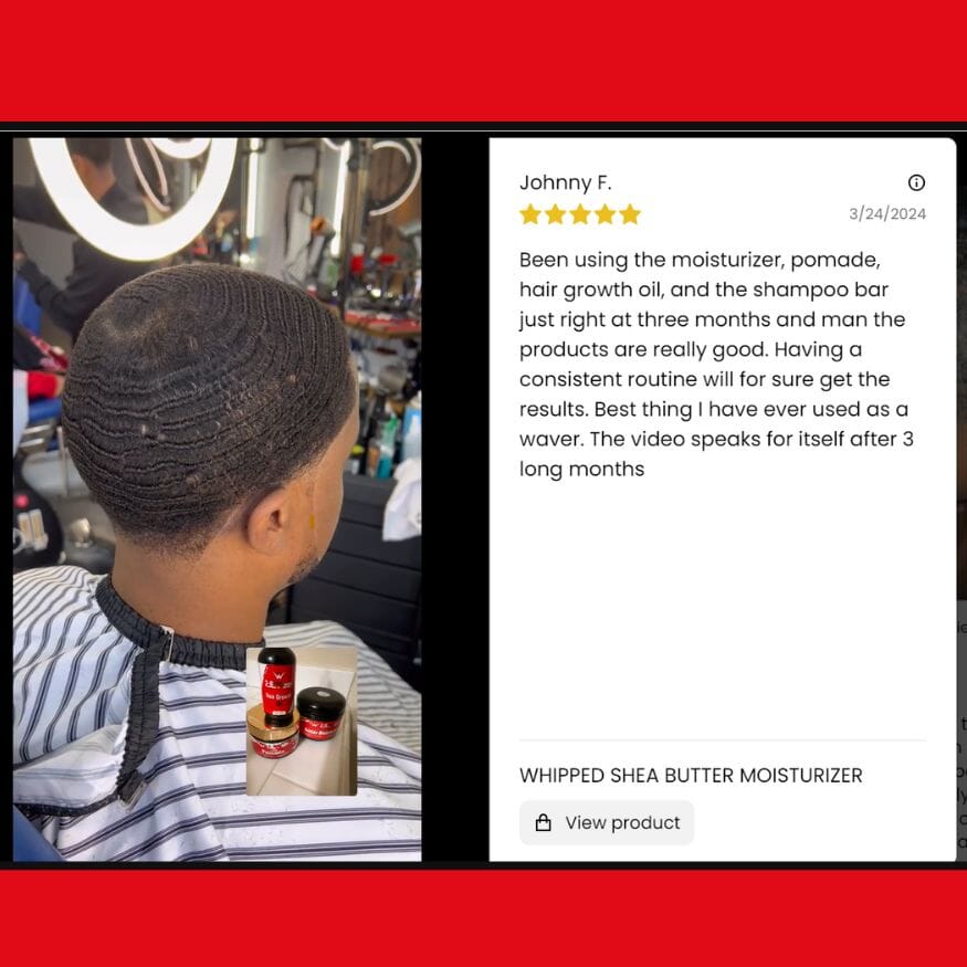 Revolutionary 2-6 King Wavy's Whipped Shea Butter Hair Moisturizer