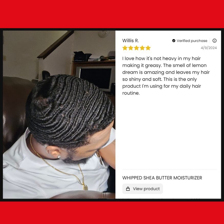 Revolutionary 2-6 King Wavy's Whipped Shea Butter Hair Moisturizer