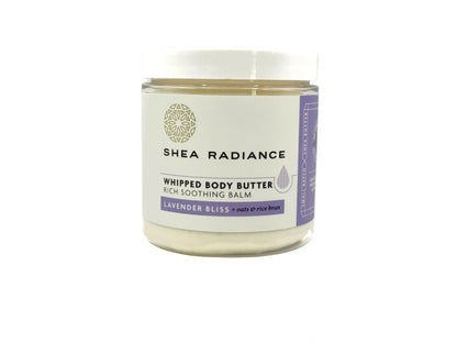 Whipped Shea Body Butter with Colloidal Oatmeal for Dry and Sensitive Skin - WARM WEATHER WARNING