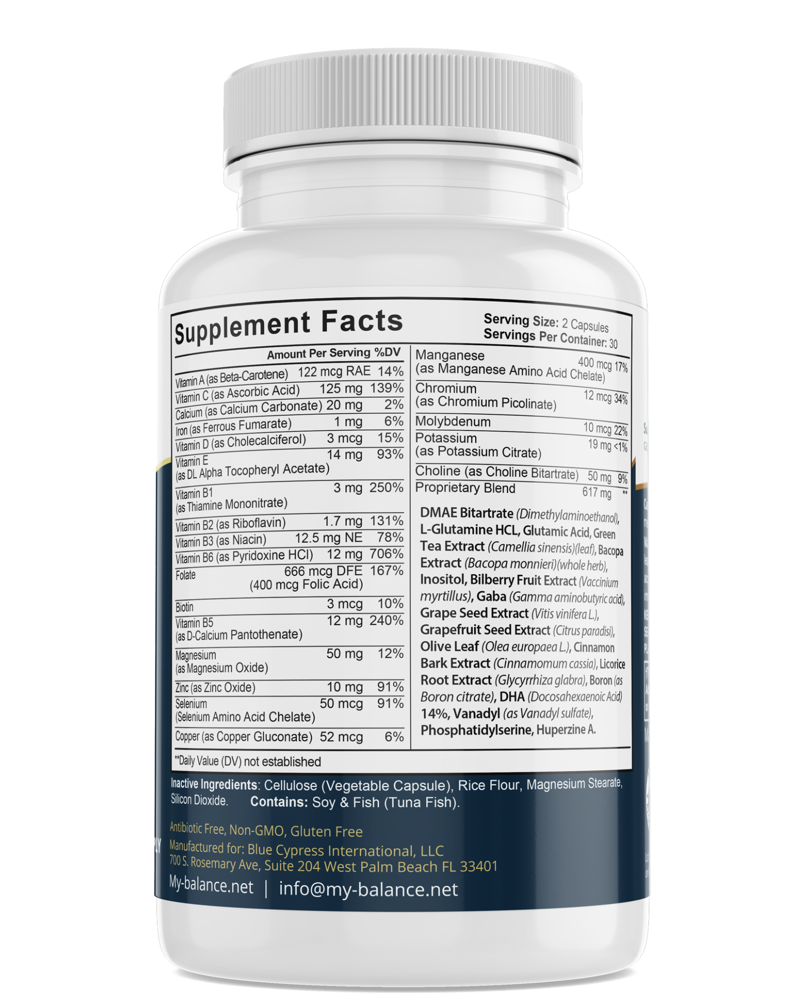 Clarity "Bright Minds" Premium Multivitamin