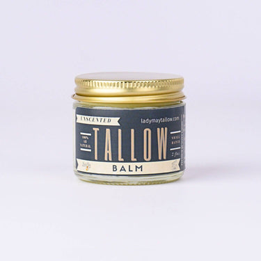 Unscented Tallow Balm - All Natural Grass Fed Beef Tallow Moisturizer