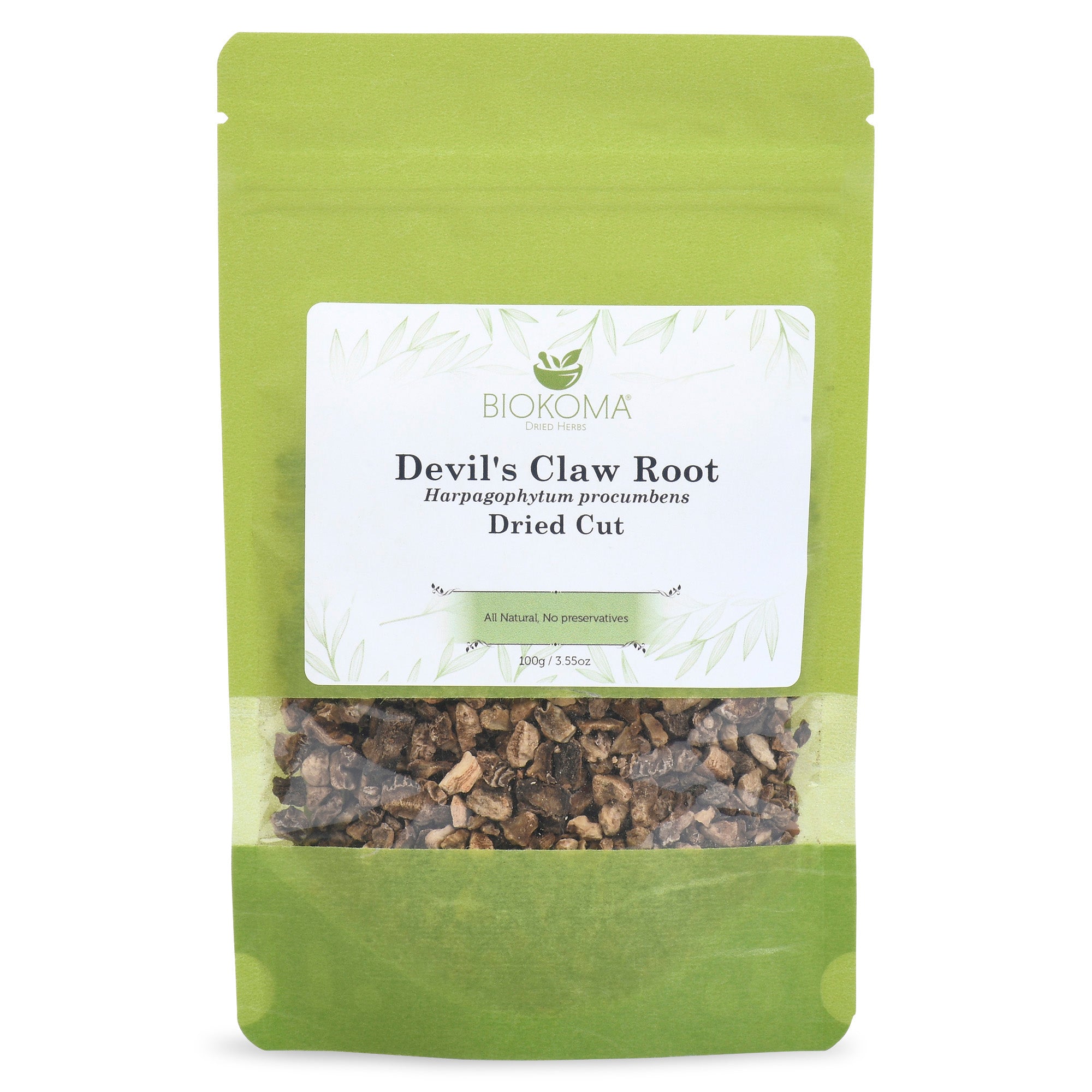 Devil's Claw Root Tea (Harpagophytum procumbens) Dried Cut 100g 3.55oz