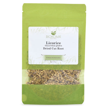 Licorice Tea (Glycyrrhiza glabra) Dried Cut Root 50g 1.76oz