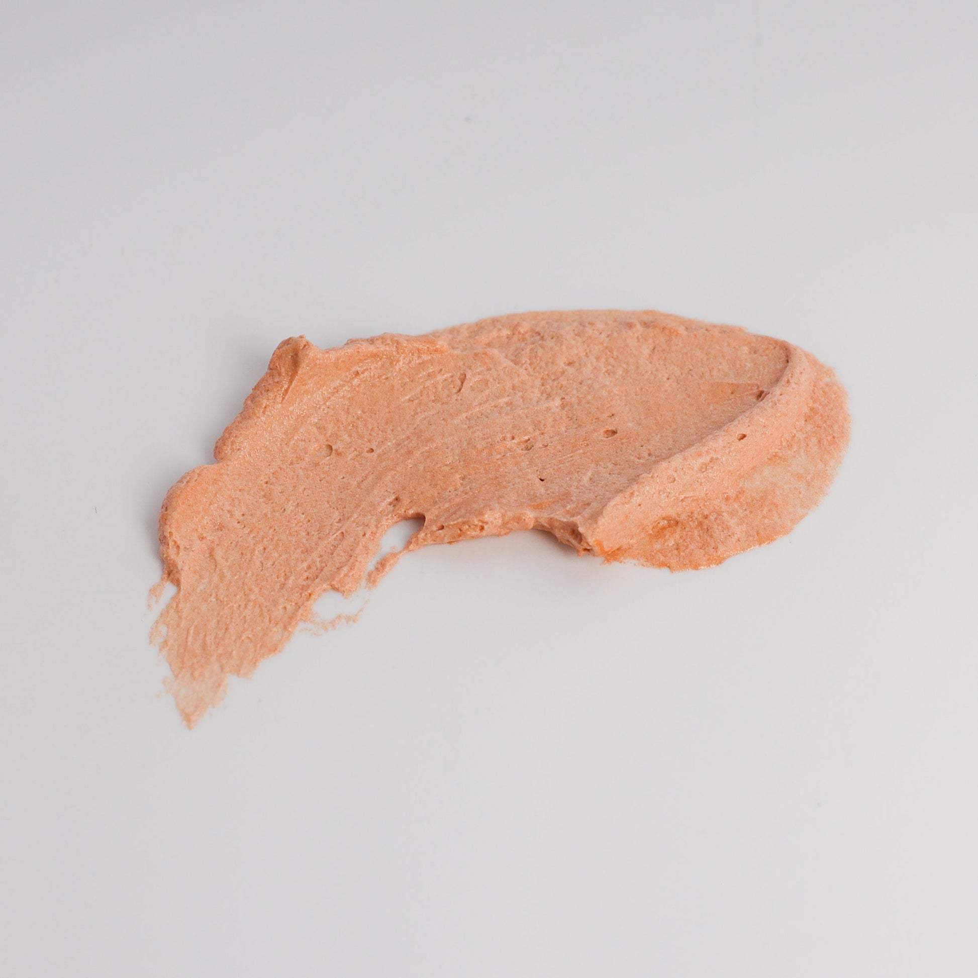 Whipped tallow texture with bronze mica shimmer for natural glow