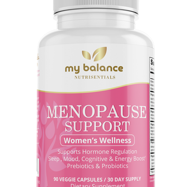 Menopause Support: Vitamin D, E, B6 Prebiotic Blend Supplement