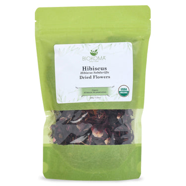 Hibiscus Tea (Hibiscus Sabdariffa) Organic Dried Flowers 100g 3.55oz