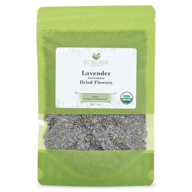 Lavender Tea (Lavandula) Organic Dried Flowers 50g 1.76oz