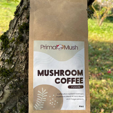 PrimalGreens Coffee Fusion - Lion’s Mane & Chaga 4oz