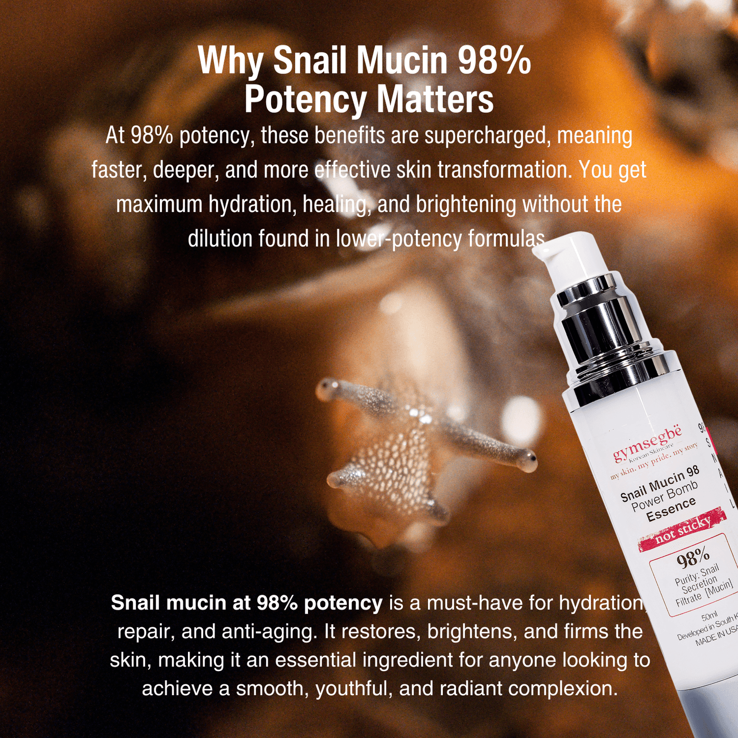 Snail Mucin 98% Power Essence